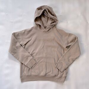 Abercrombie Kids 11/12 Tan Hoodie Sweatshirt